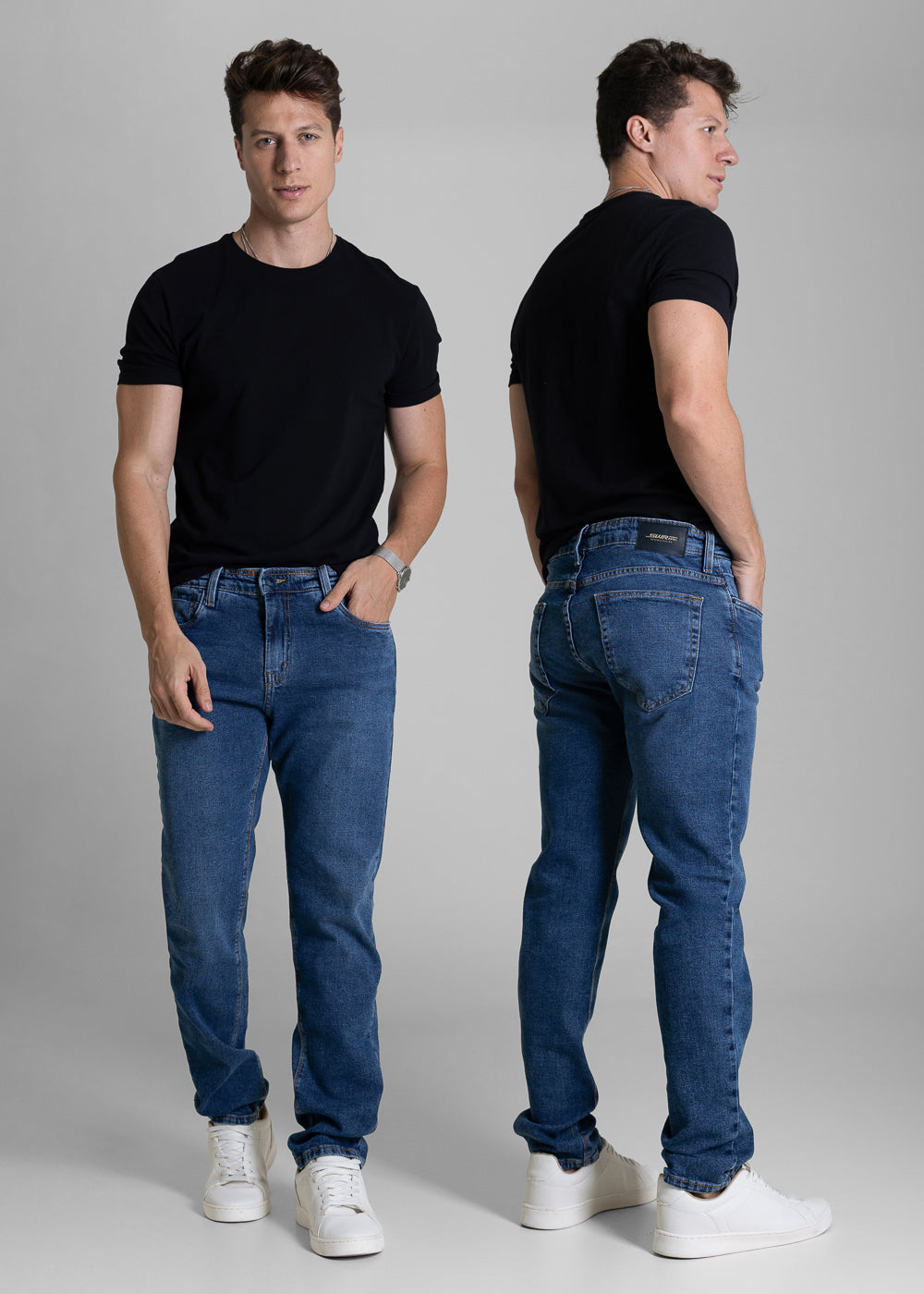 Calça Jeans Sawary Slim - 284599 AZUL