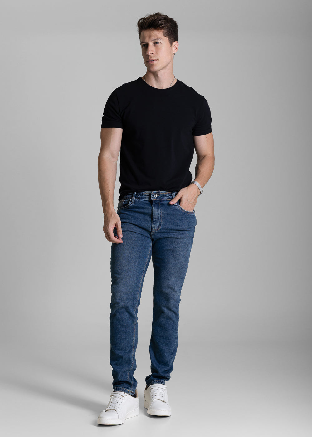 Calça Jeans Sawary Slim - 284603 AZUL