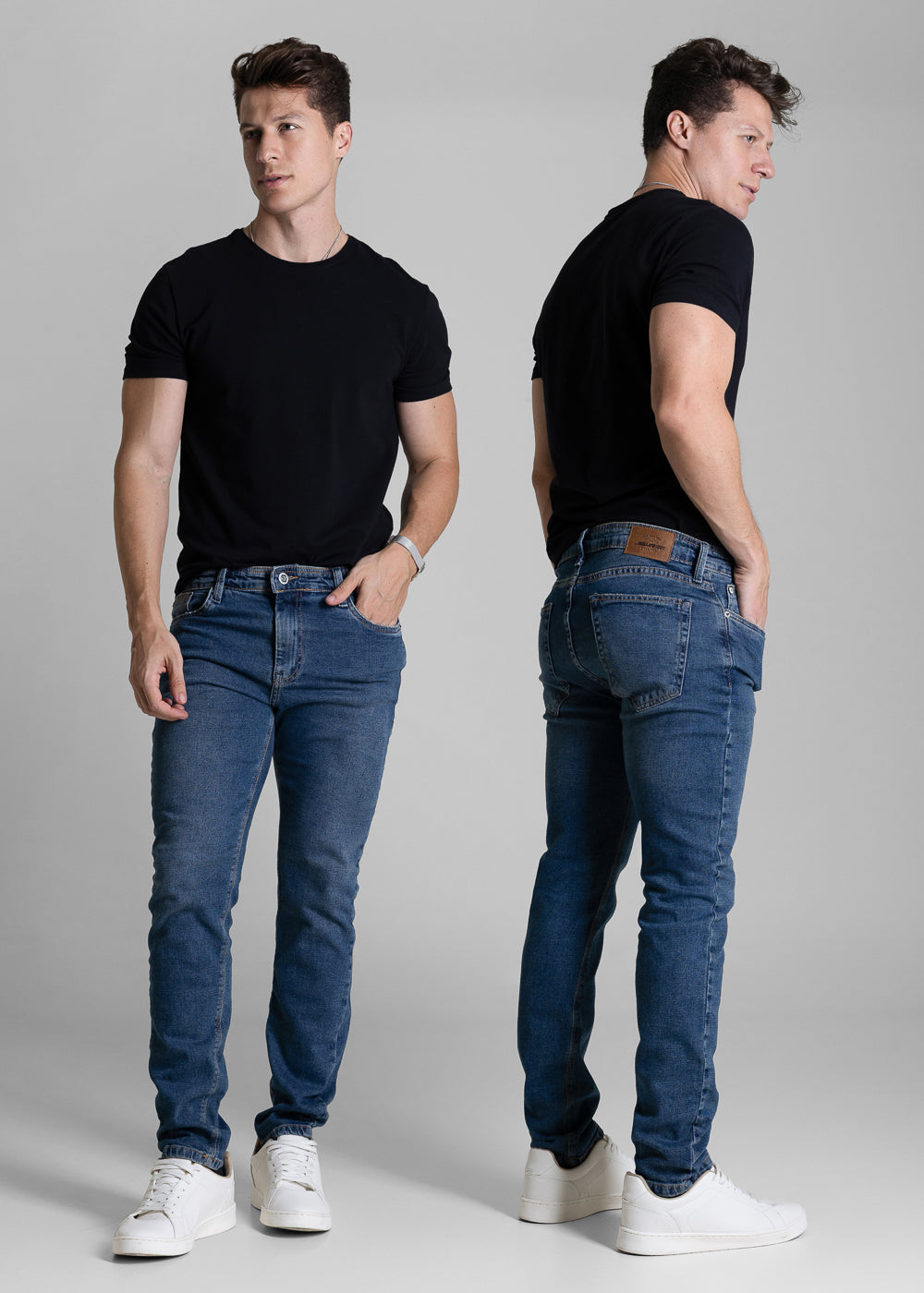 Calça Jeans Sawary Slim - 284603 AZUL