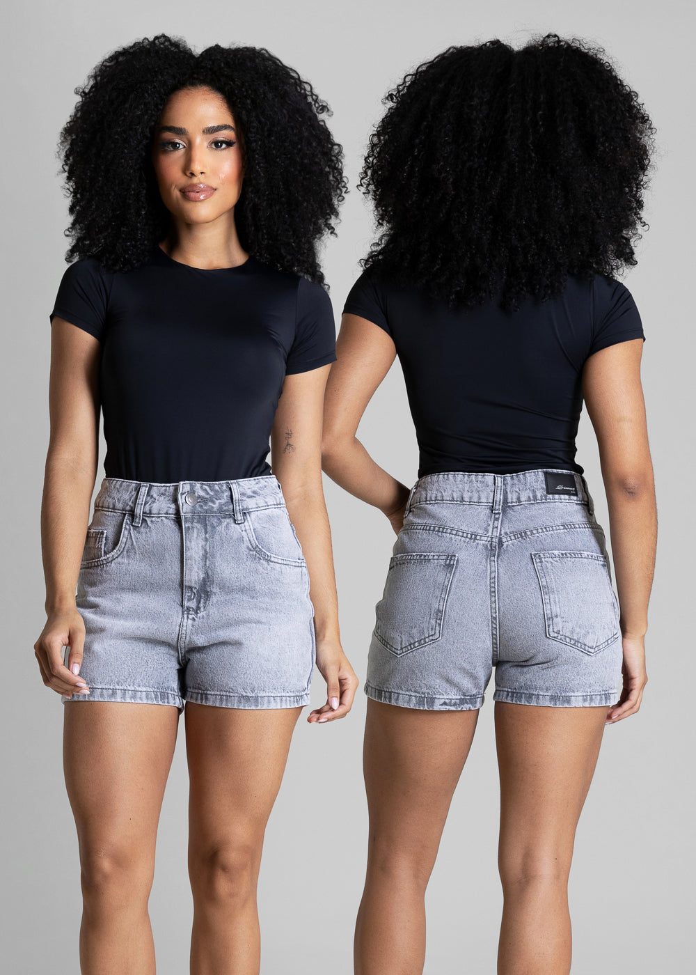 Shorts Jeans Sawary - 284617 GRAY
