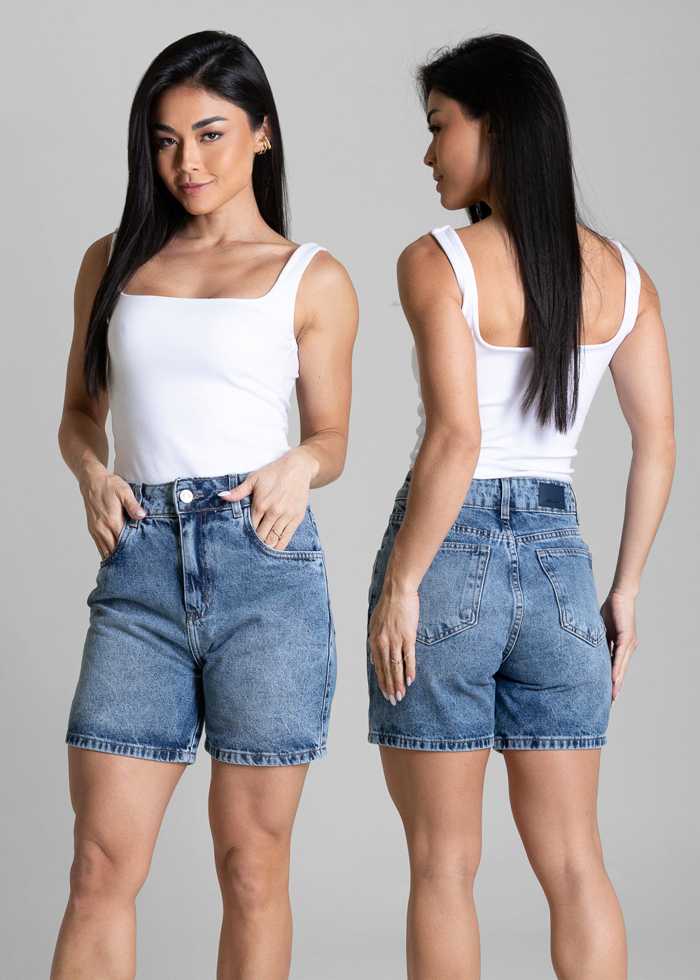 Shorts Jeans Sawary - 284622 AZUL