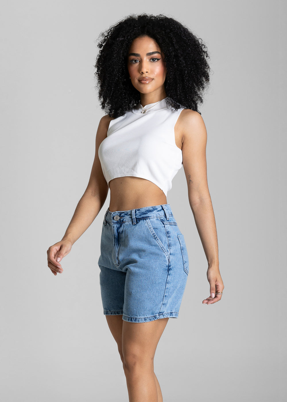 Shorts Jeans Sawary - 284624 AZUL