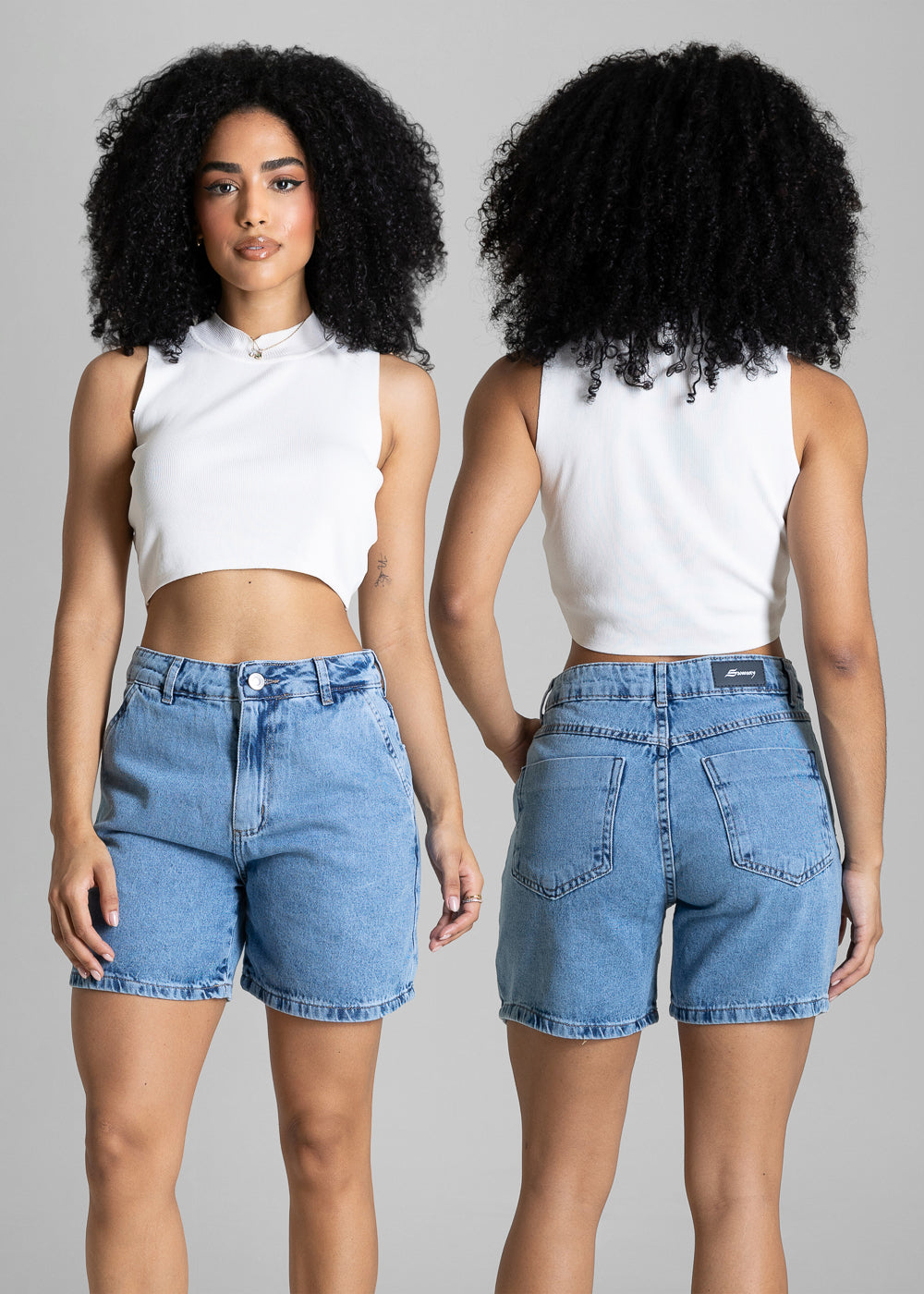Shorts Jeans Sawary - 284624 AZUL