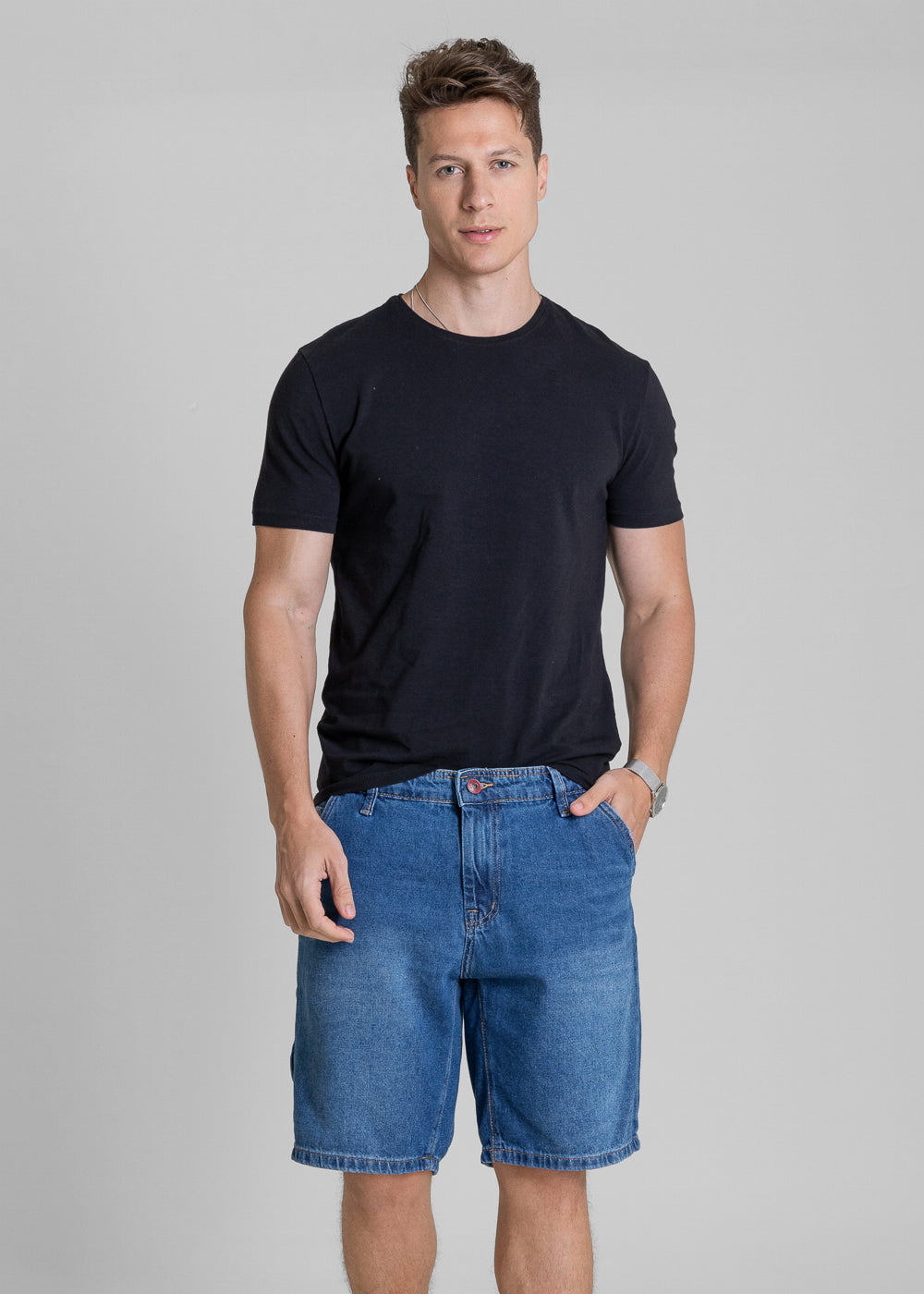 Bermuda Jeans Sawary - 284625 AZUL