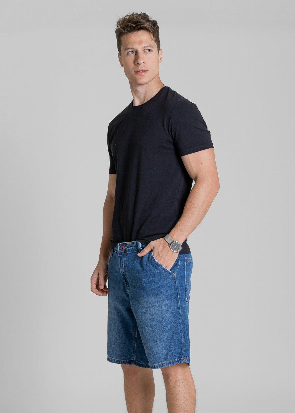 Bermuda Jeans Sawary - 284625 AZUL