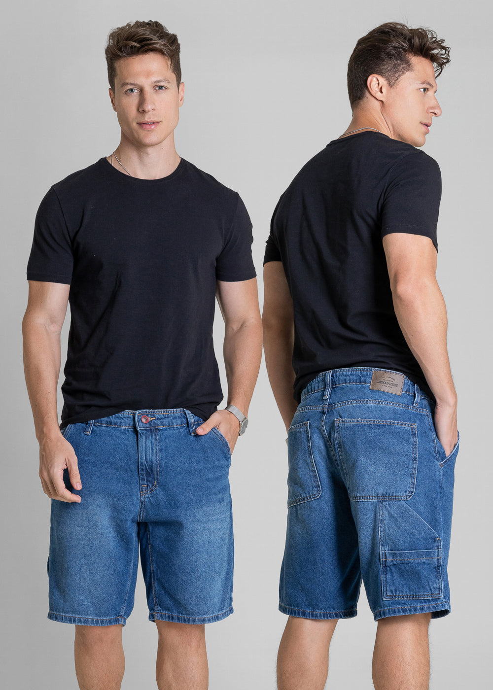 Bermuda Jeans Sawary - 284625 AZUL