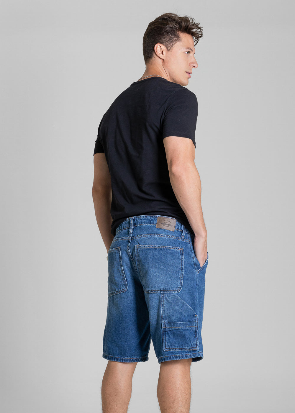 Bermuda Jeans Sawary - 284625 AZUL