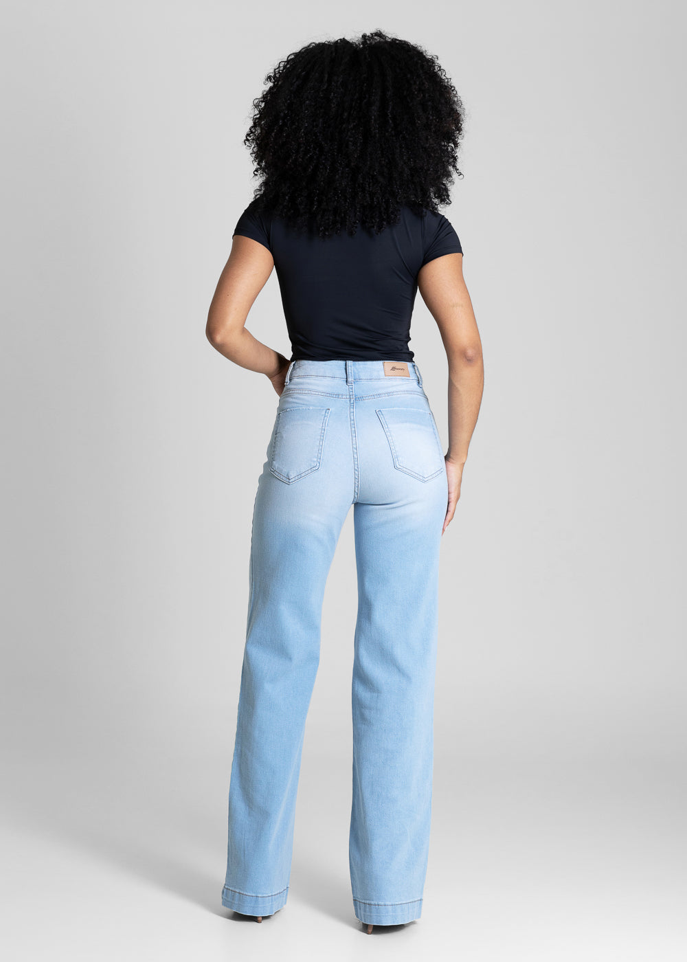Calça Jeans Sawary Wide Leg - 284672 AZUL