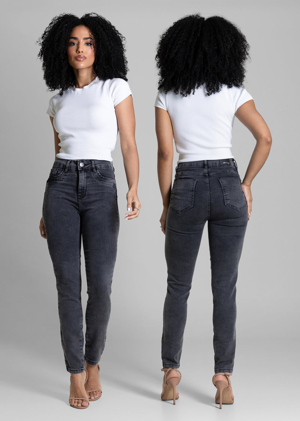 Calça Jeans Sawary Levanta Bumbum - 284686

 PRETO