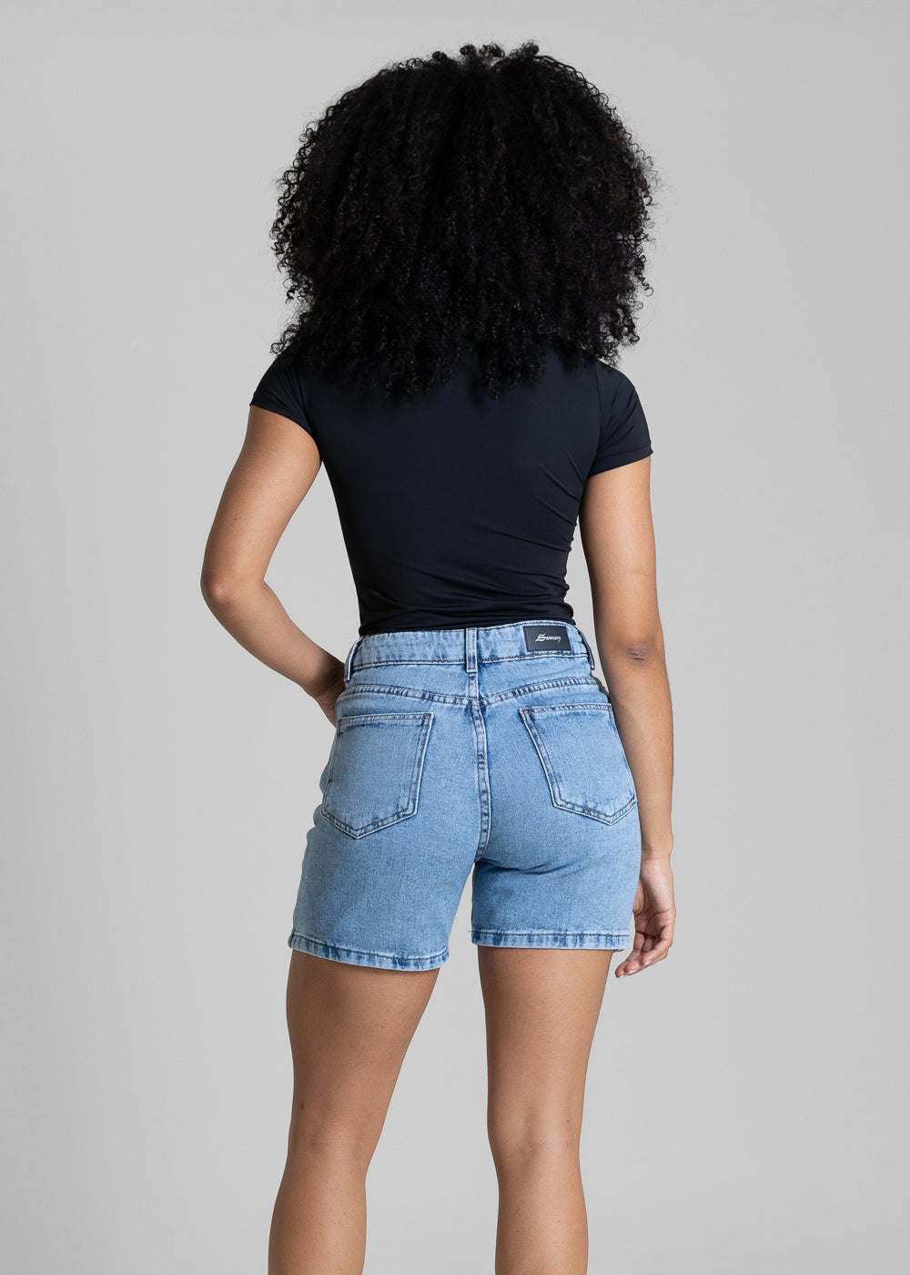 Shorts Jeans Cós Duplo Sawary - 284639 AZUL