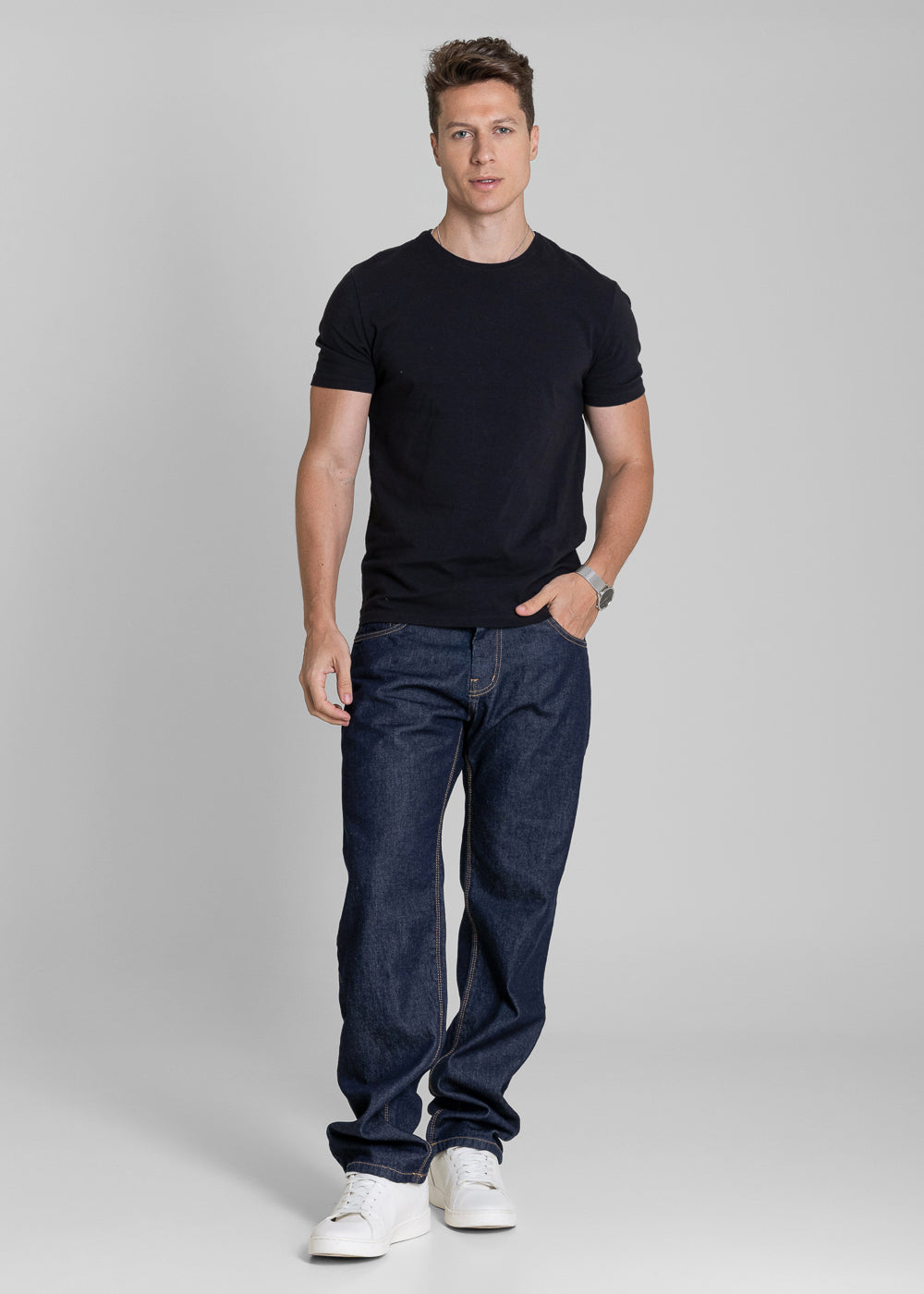 Calça Jeans Sawary Reta - 284735 AZUL
