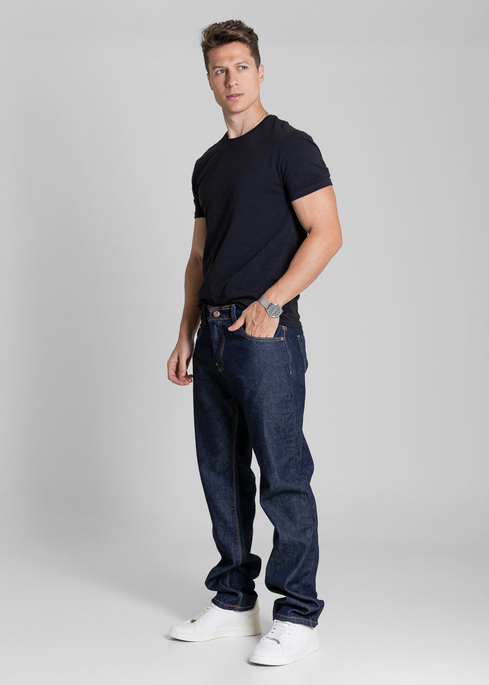 Calça Jeans Sawary Reta - 284735 AZUL