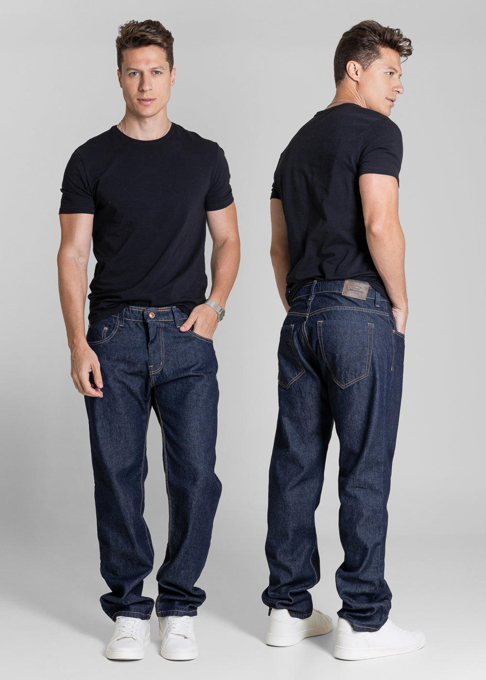 Calça Jeans Sawary Reta - 284735 AZUL