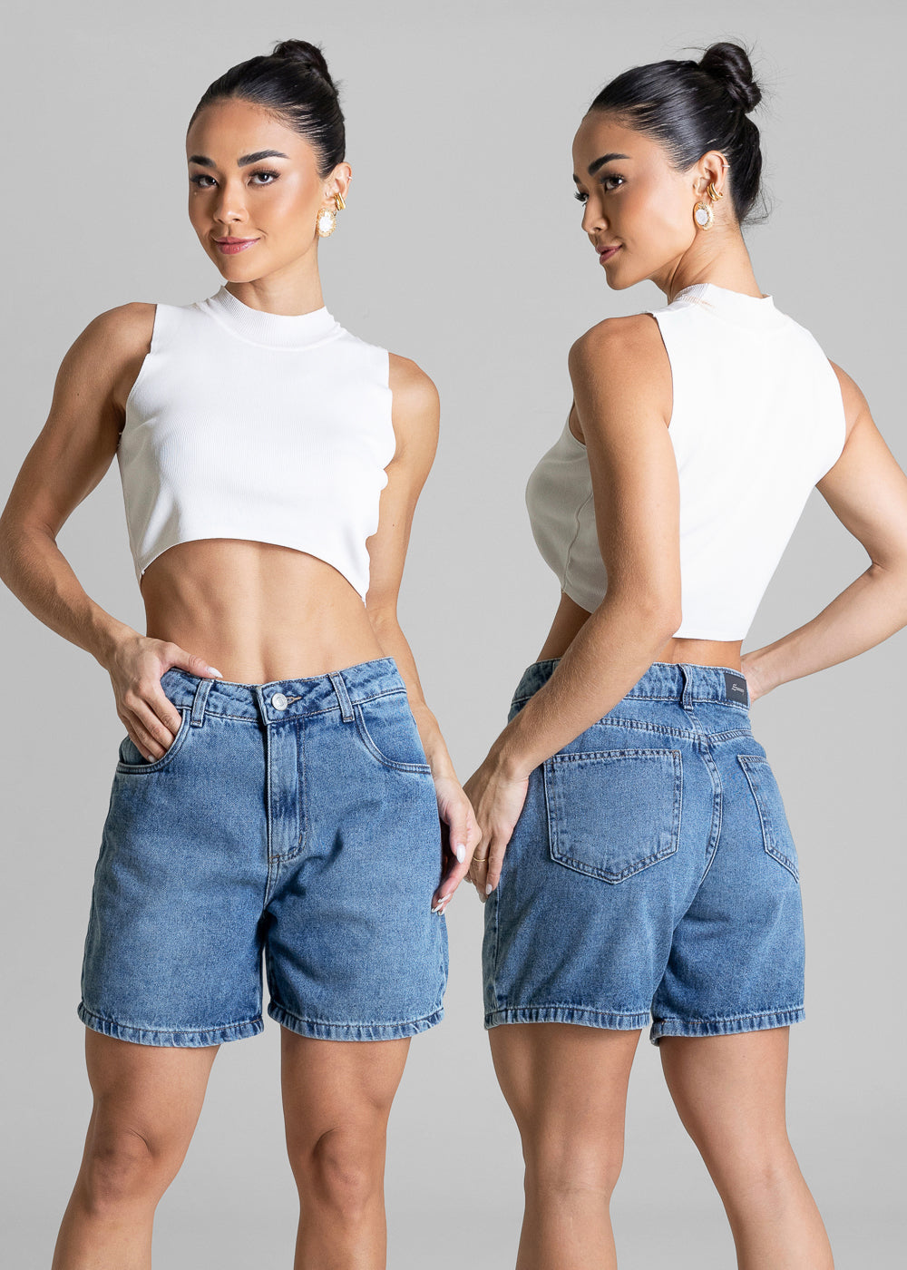 Shorts Jeans Sawary - 284751 AZUL