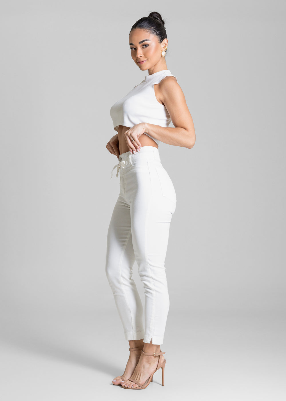 Calça Sarja Sawary Cropped - 284781 PT