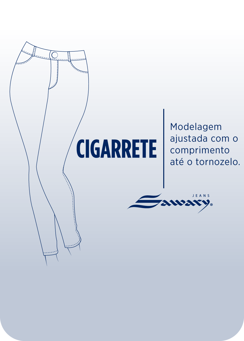 Calça Resinada Sawary Cigarrete - 273454 PRETO